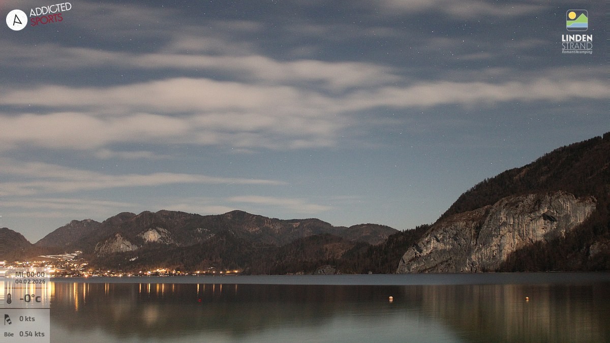 Archiv Foto Webcam Wolfgangsee - Lindenstrand