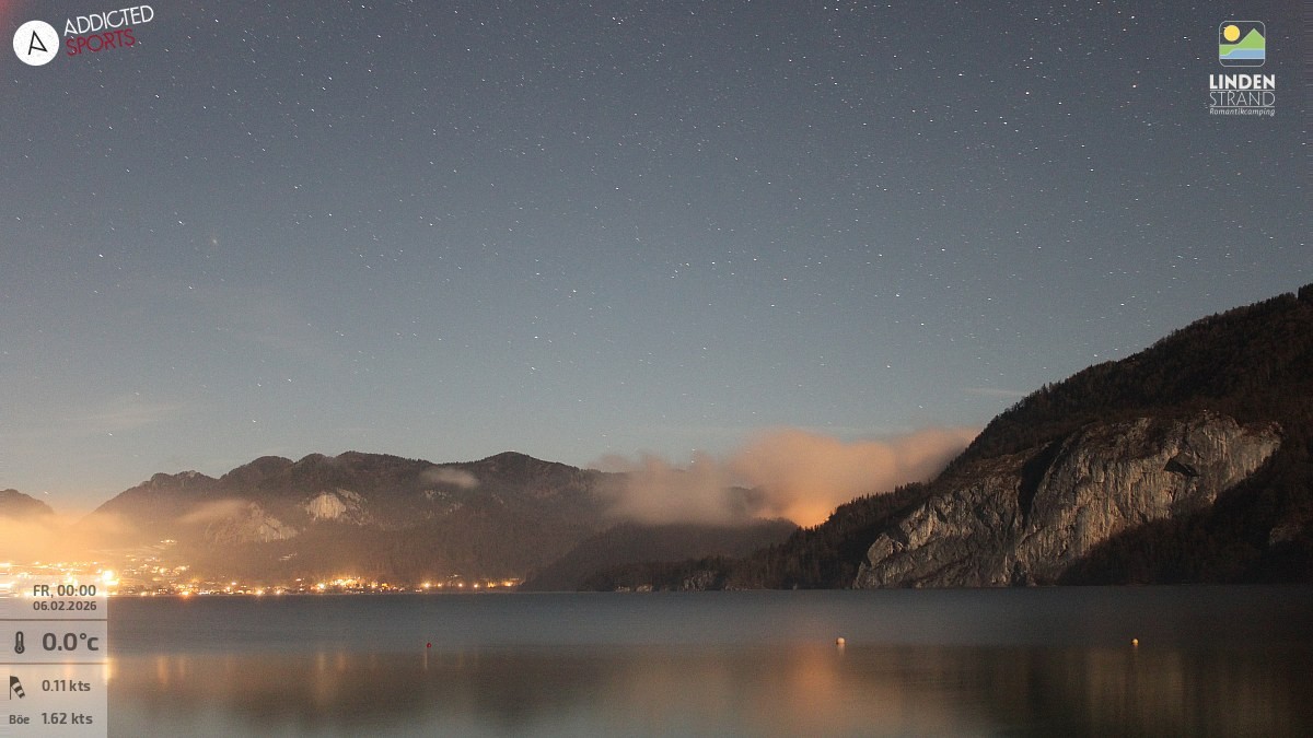 Archiv Foto Webcam Wolfgangsee - Lindenstrand