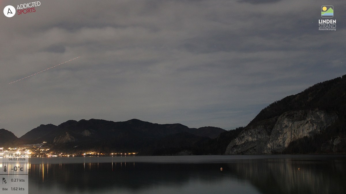 Archiv Foto Webcam Wolfgangsee - Lindenstrand