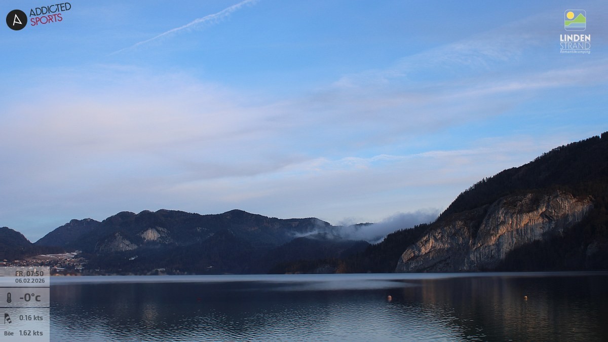 Archiv Foto Webcam Wolfgangsee - Lindenstrand