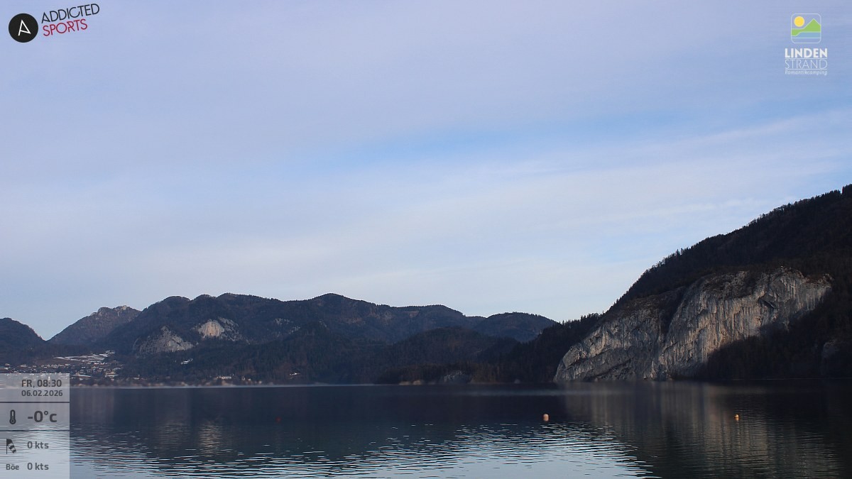 Archiv Foto Webcam Wolfgangsee - Lindenstrand