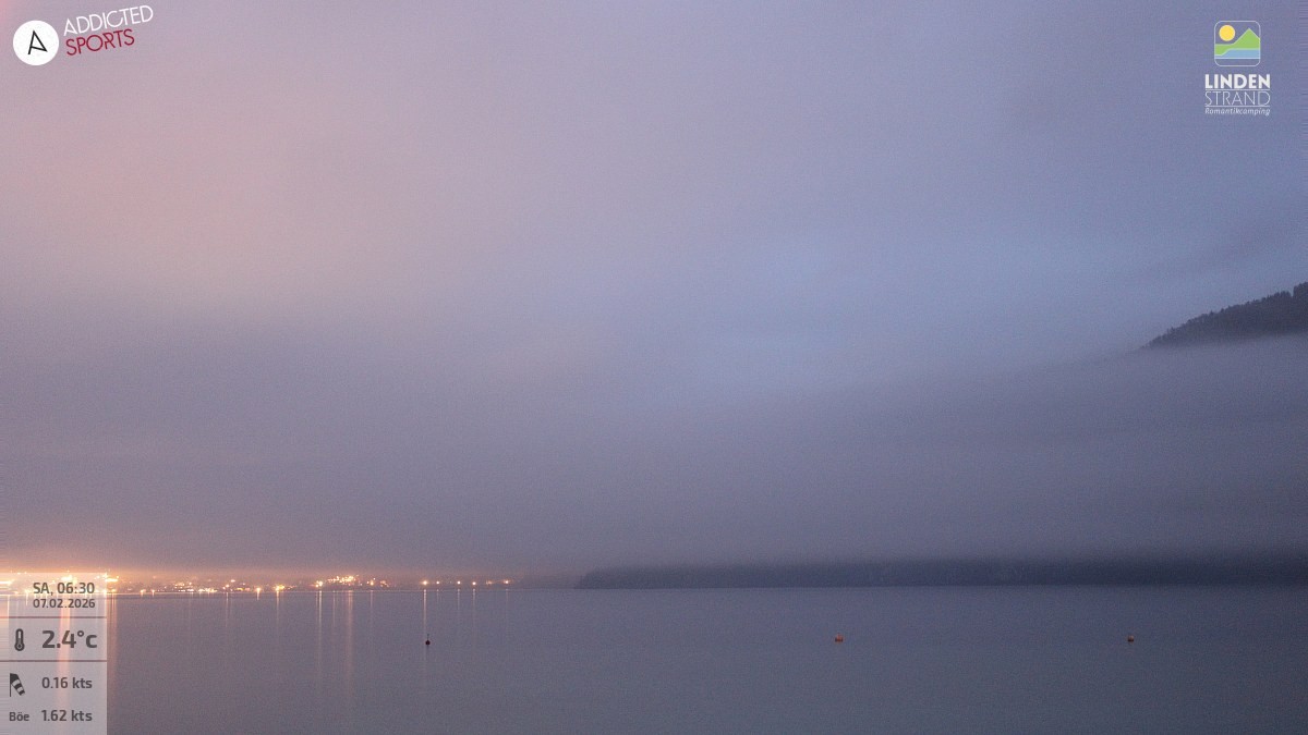 Archiv Foto Webcam Wolfgangsee - Lindenstrand