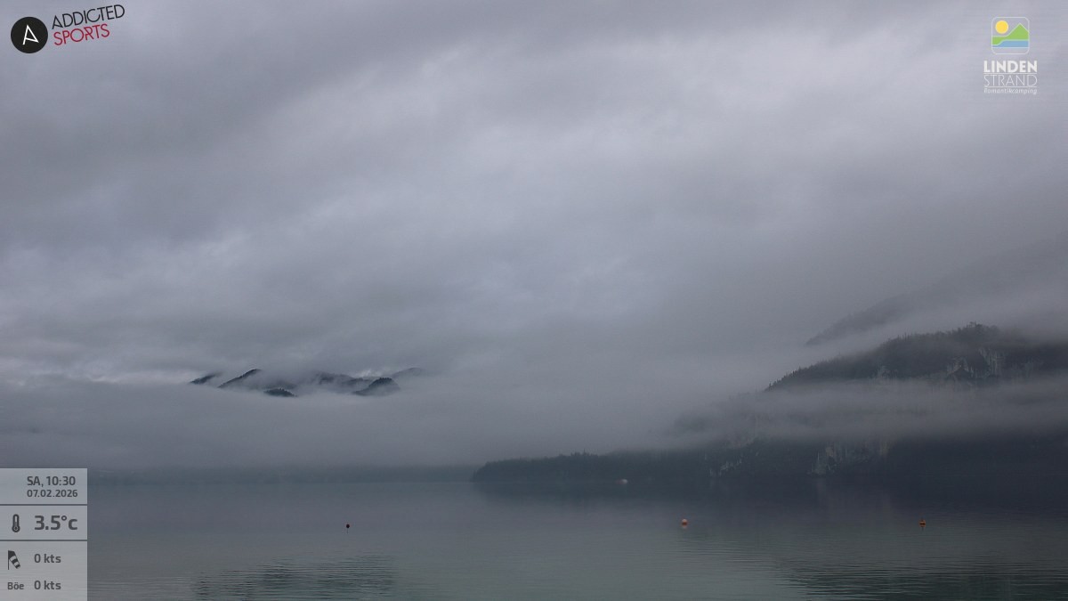 Archiv Foto Webcam Wolfgangsee - Lindenstrand