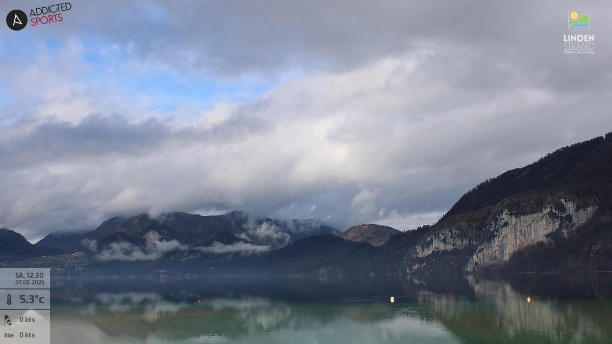 Archiv Foto Webcam Wolfgangsee - Lindenstrand