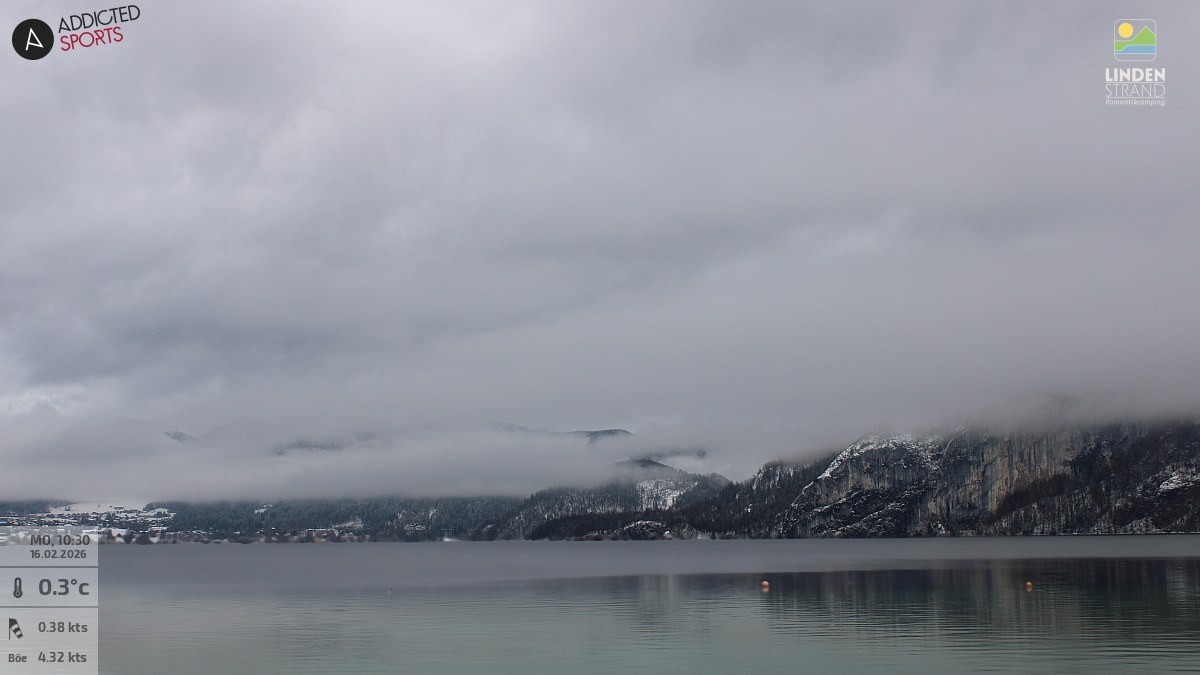 Archiv Foto Webcam Wolfgangsee - Lindenstrand