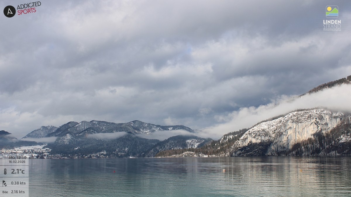Archiv Foto Webcam Wolfgangsee - Lindenstrand