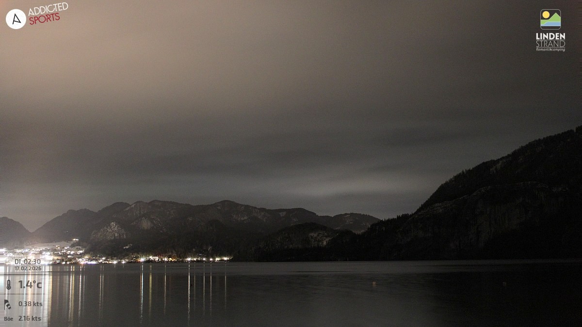 Archiv Foto Webcam Wolfgangsee - Lindenstrand