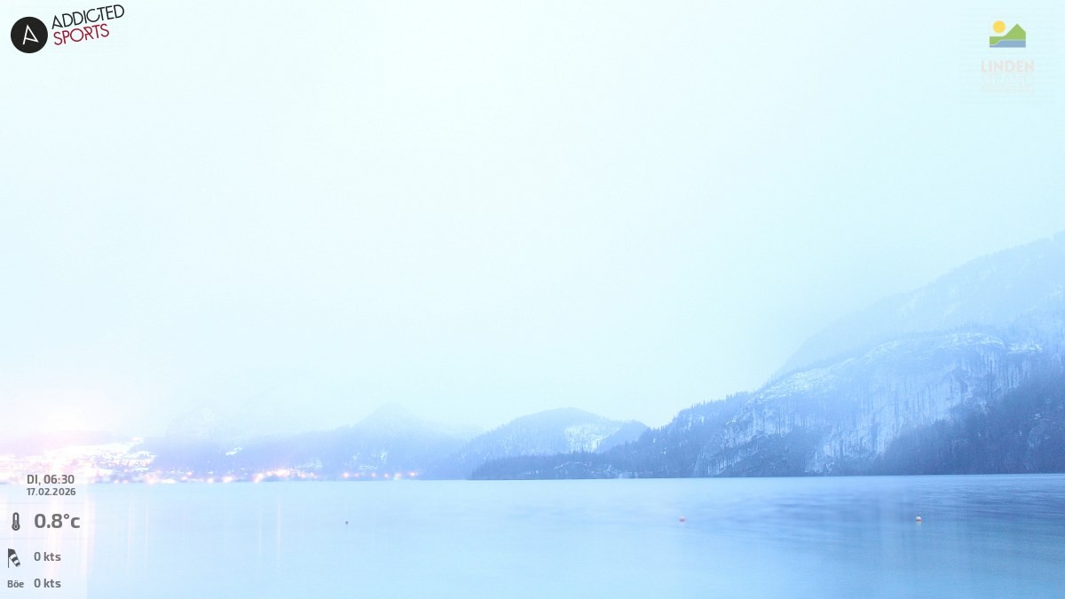 Archiv Foto Webcam Wolfgangsee - Lindenstrand