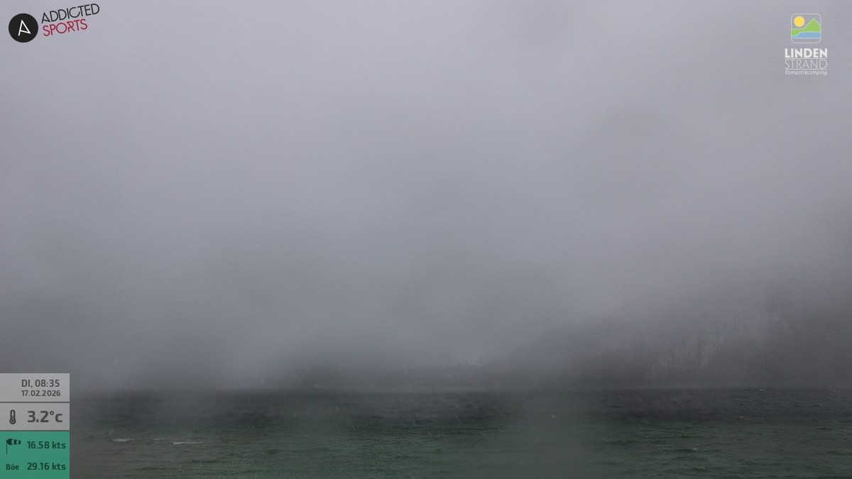 Archiv Foto Webcam Wolfgangsee - Lindenstrand