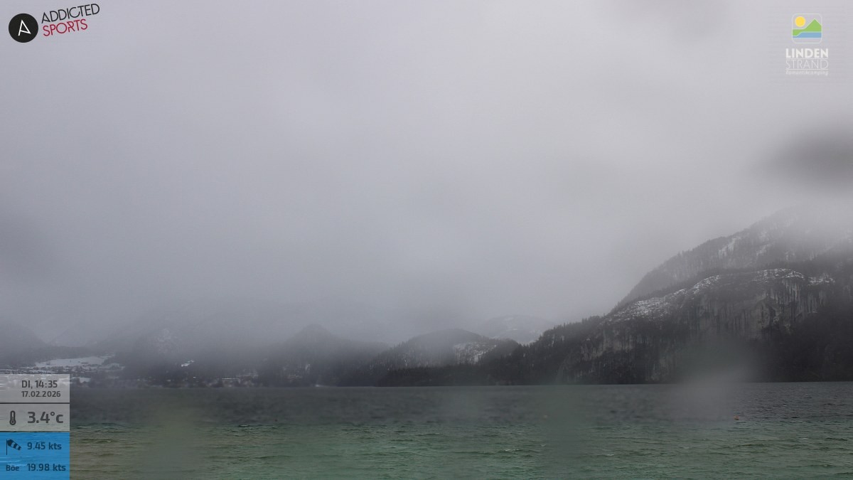 Archiv Foto Webcam Wolfgangsee - Lindenstrand