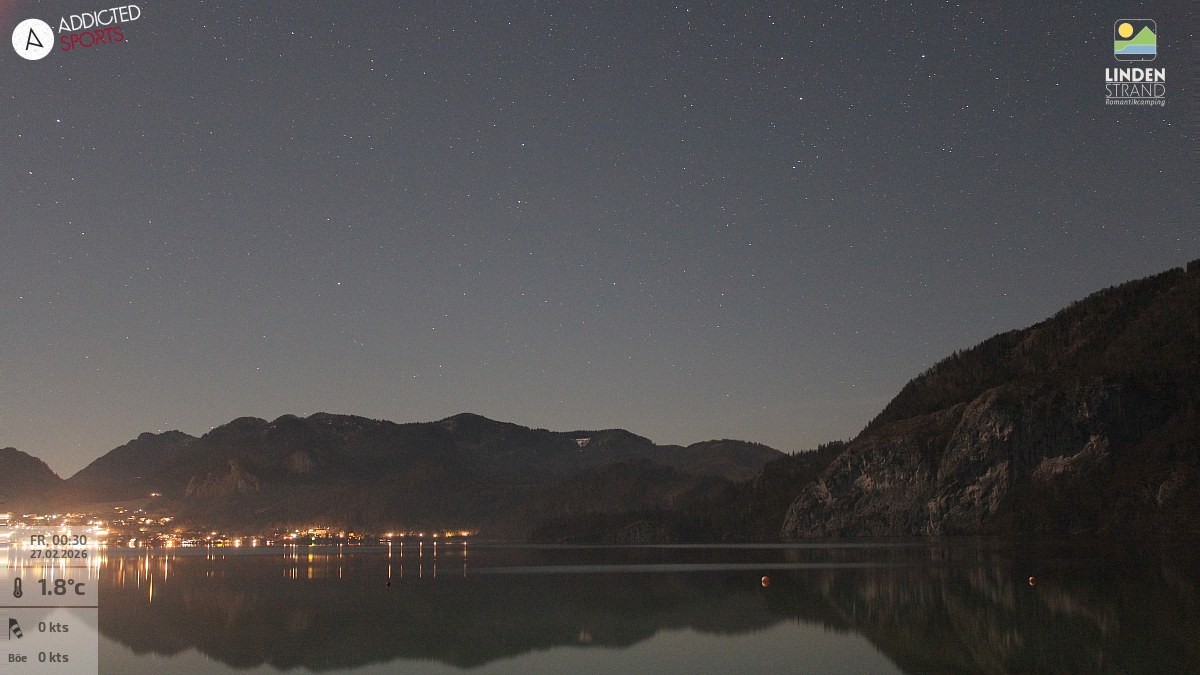 Archiv Foto Webcam Wolfgangsee - Lindenstrand