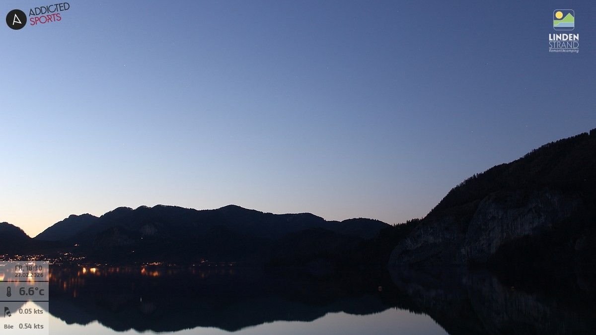 Archiv Foto Webcam Wolfgangsee - Lindenstrand