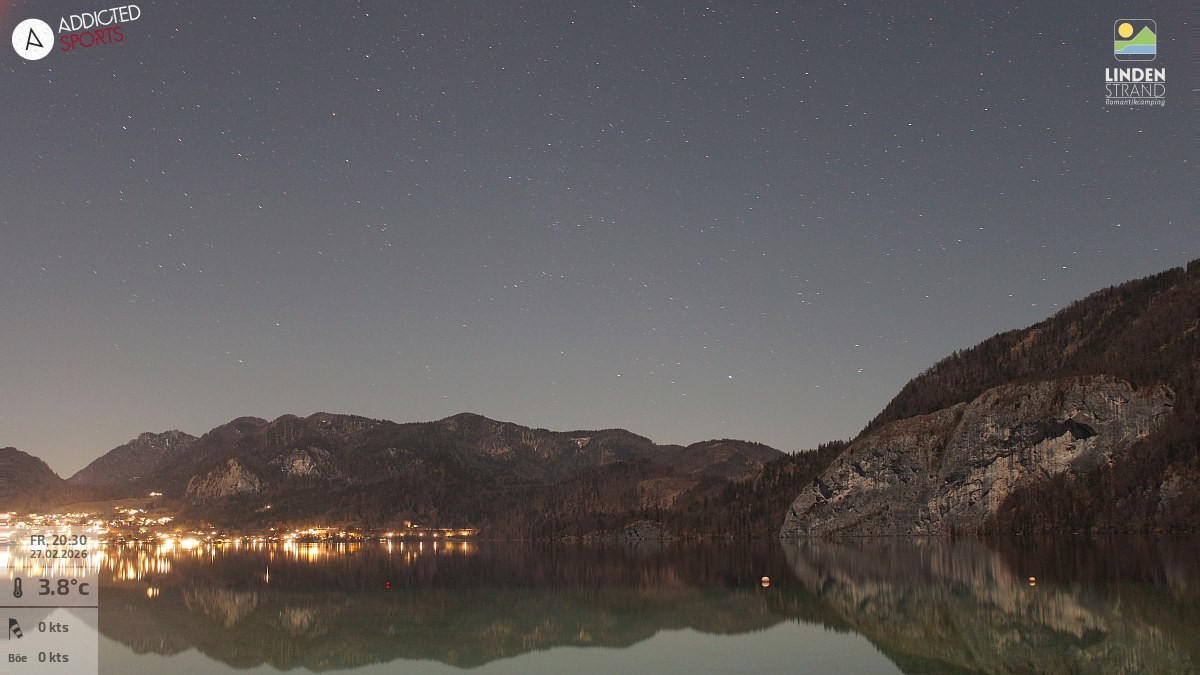 Archiv Foto Webcam Wolfgangsee - Lindenstrand