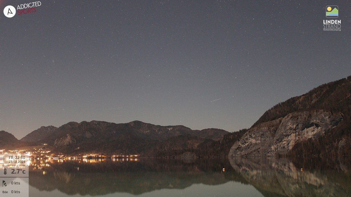 Archiv Foto Webcam Wolfgangsee - Lindenstrand