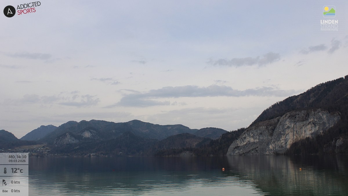 Archiv Foto Webcam Wolfgangsee - Lindenstrand