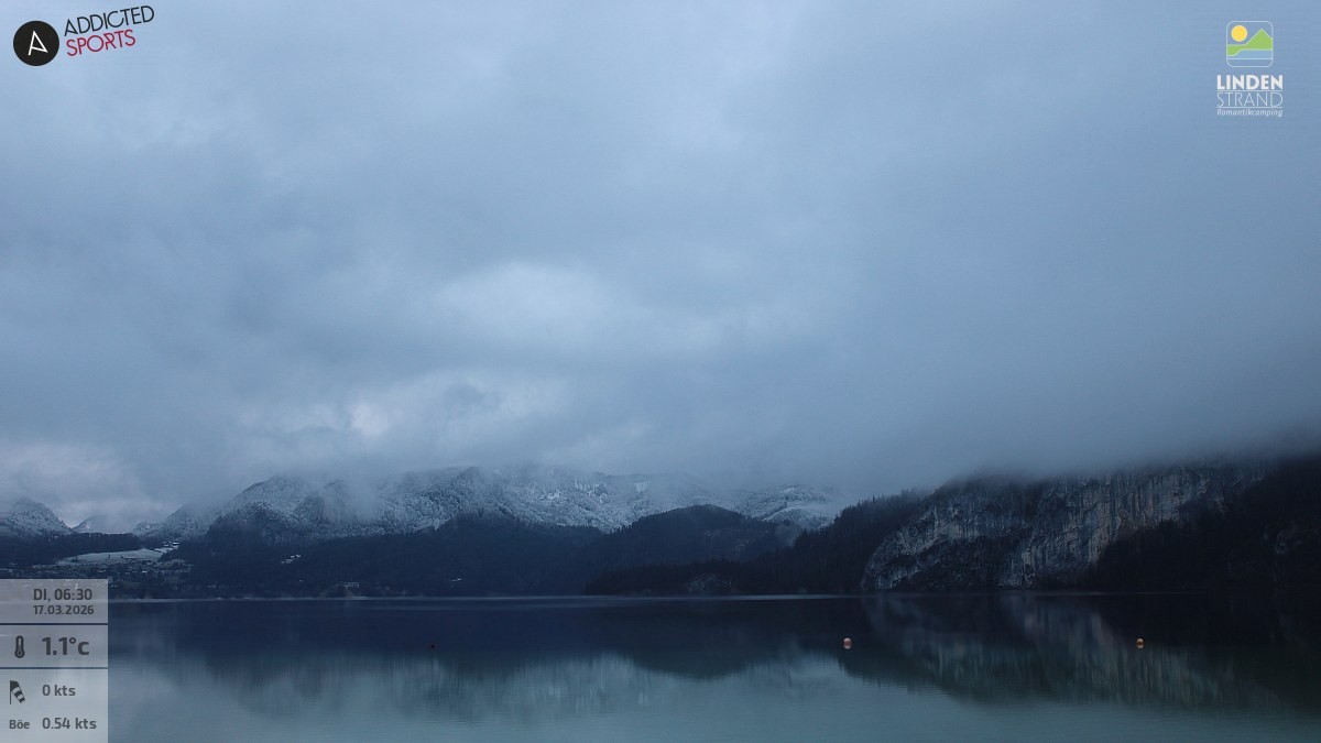 Archiv Foto Webcam Wolfgangsee - Lindenstrand