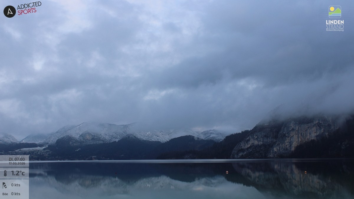 Archiv Foto Webcam Wolfgangsee - Lindenstrand