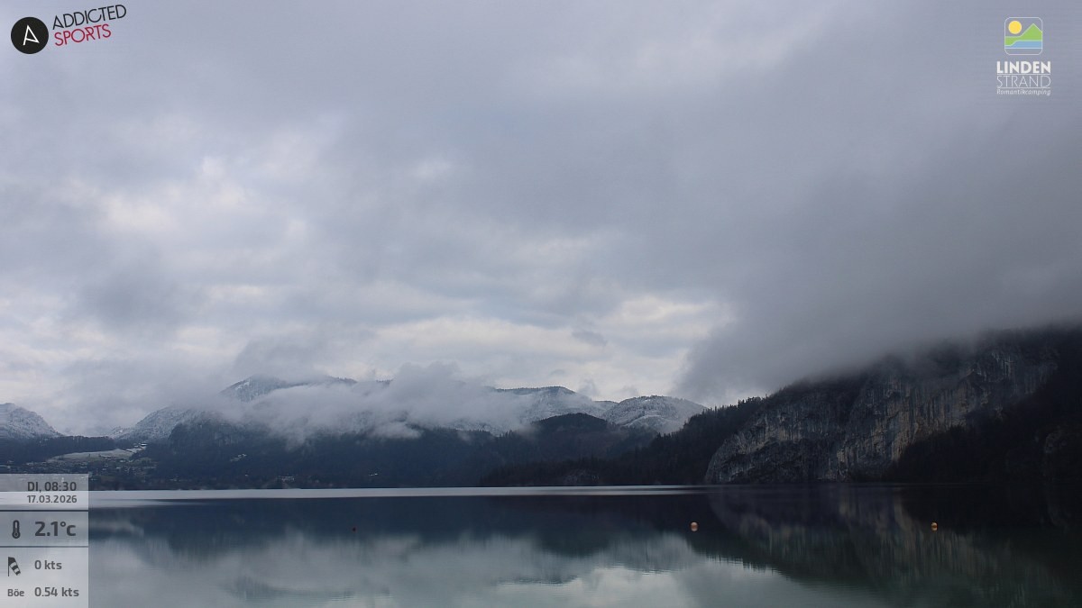 Archiv Foto Webcam Wolfgangsee - Lindenstrand
