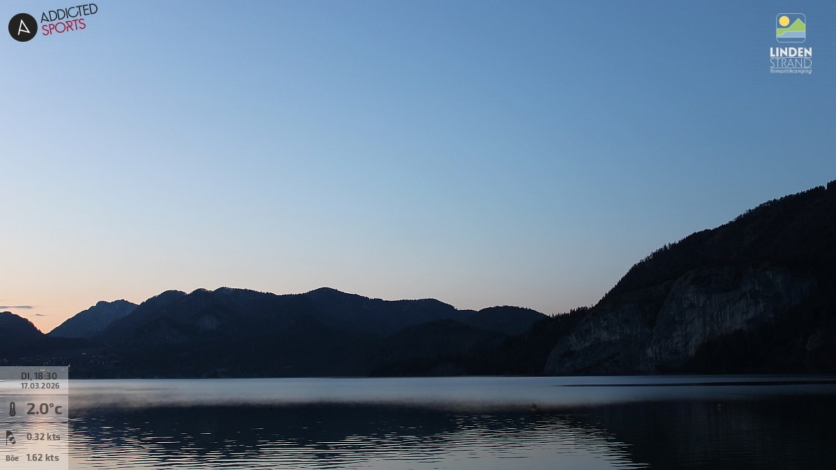 Archiv Foto Webcam Wolfgangsee - Lindenstrand