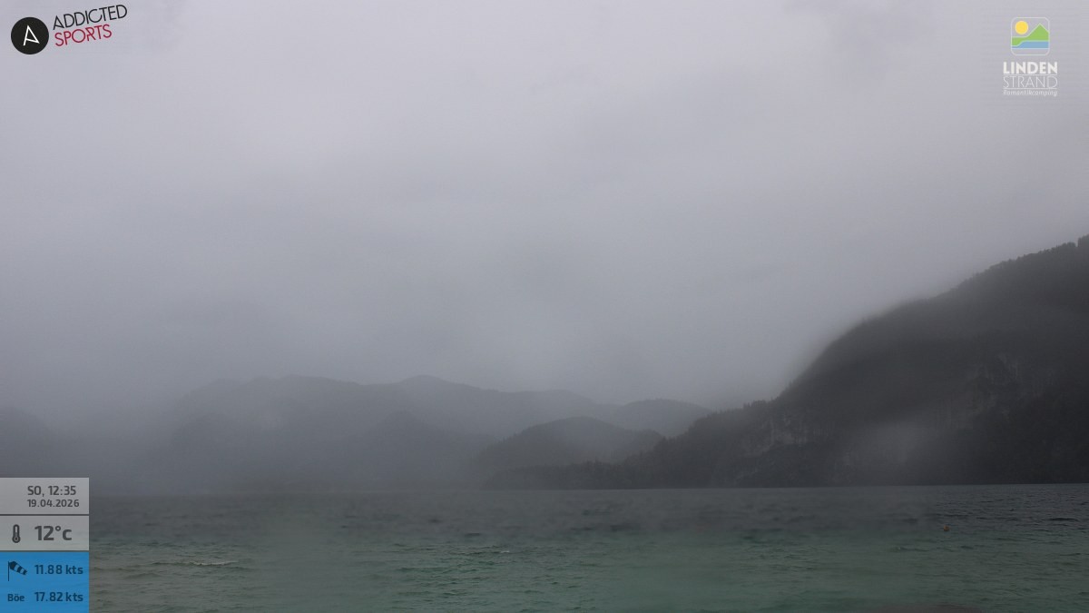 Archiv Foto Webcam Wolfgangsee - Lindenstrand