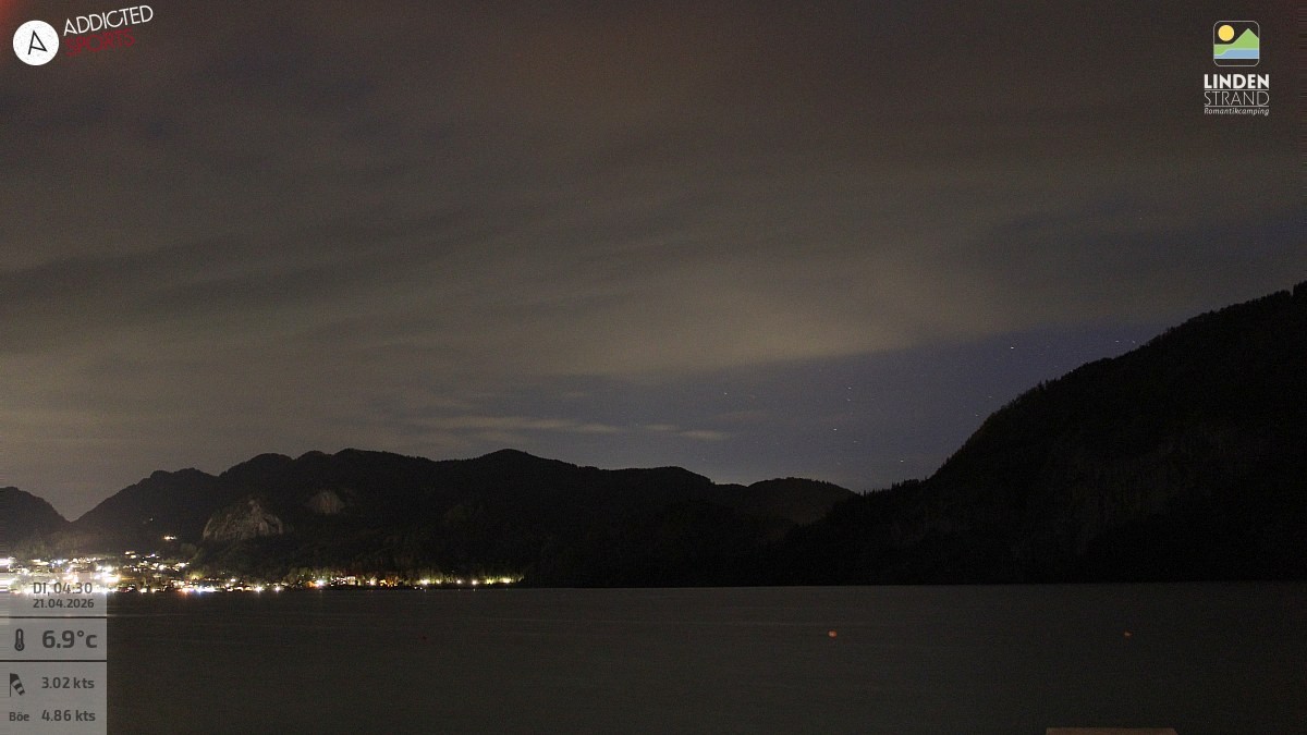 Archiv Foto Webcam Wolfgangsee - Lindenstrand