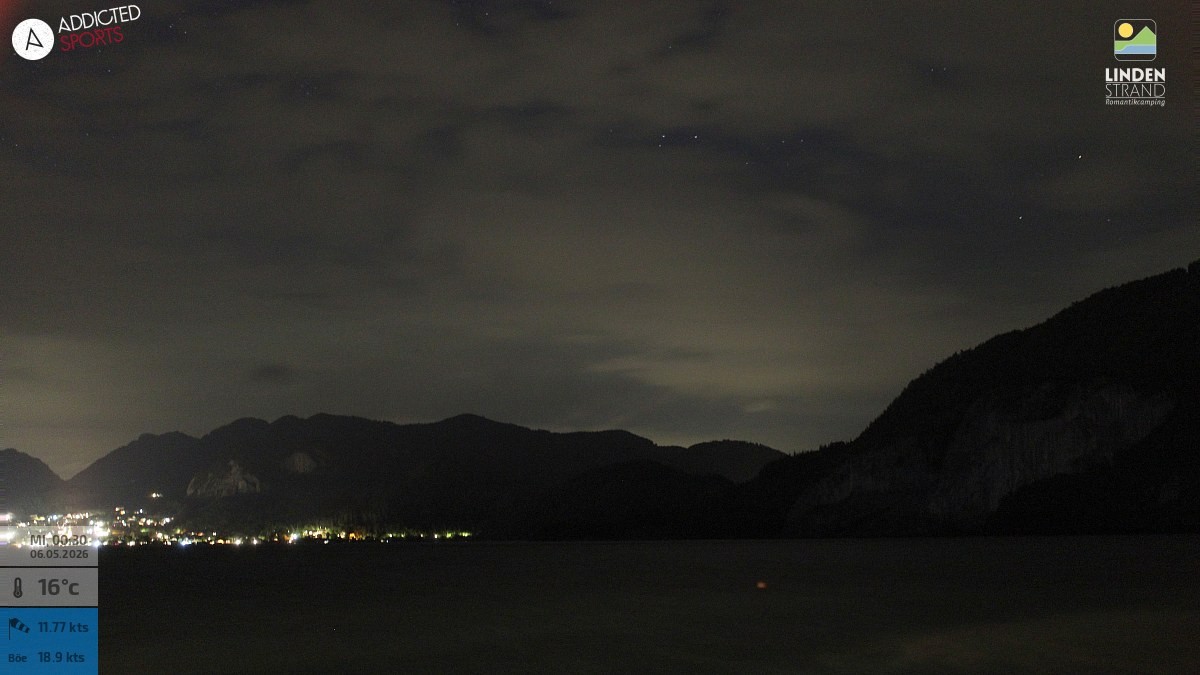 Archiv Foto Webcam Wolfgangsee - Lindenstrand