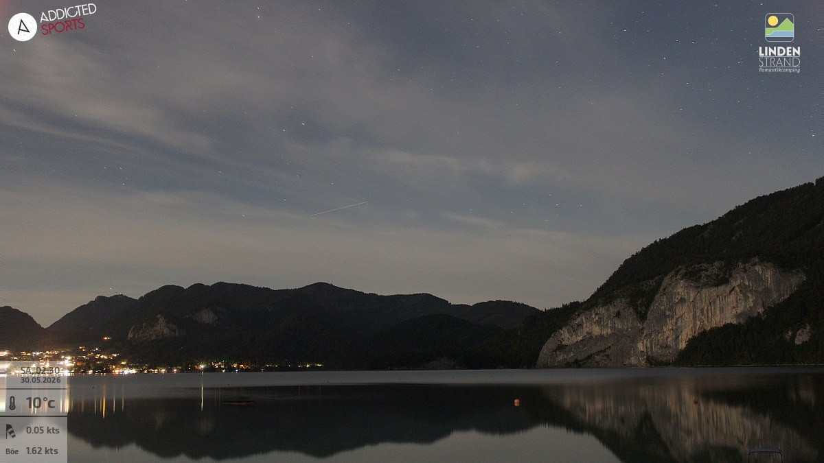 Archiv Foto Webcam Wolfgangsee - Lindenstrand
