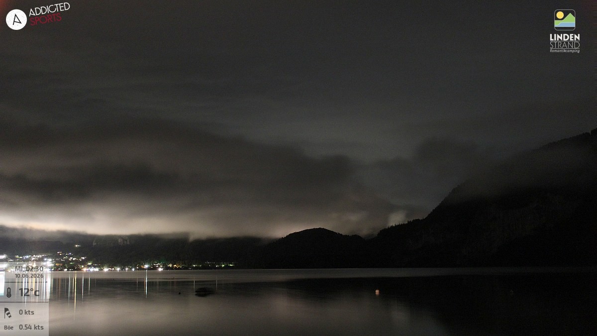 Archiv Foto Webcam Wolfgangsee - Lindenstrand