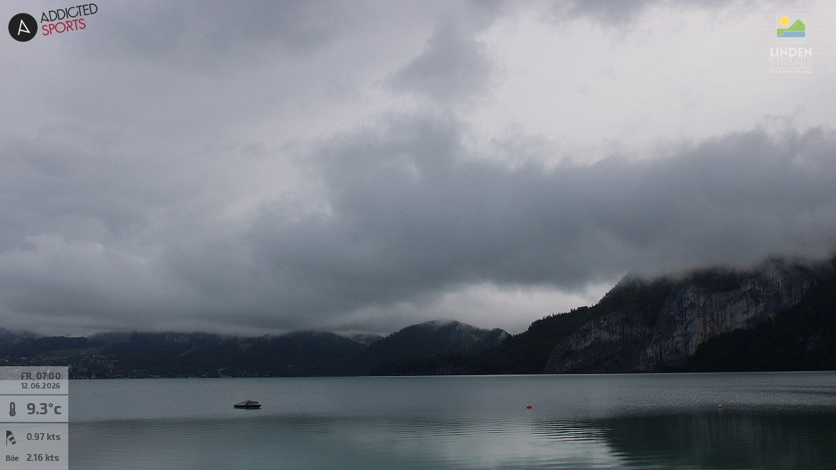 Archiv Foto Webcam Wolfgangsee - Lindenstrand