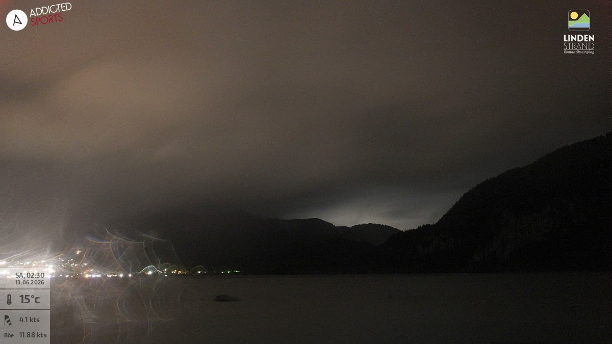 Archiv Foto Webcam Wolfgangsee - Lindenstrand