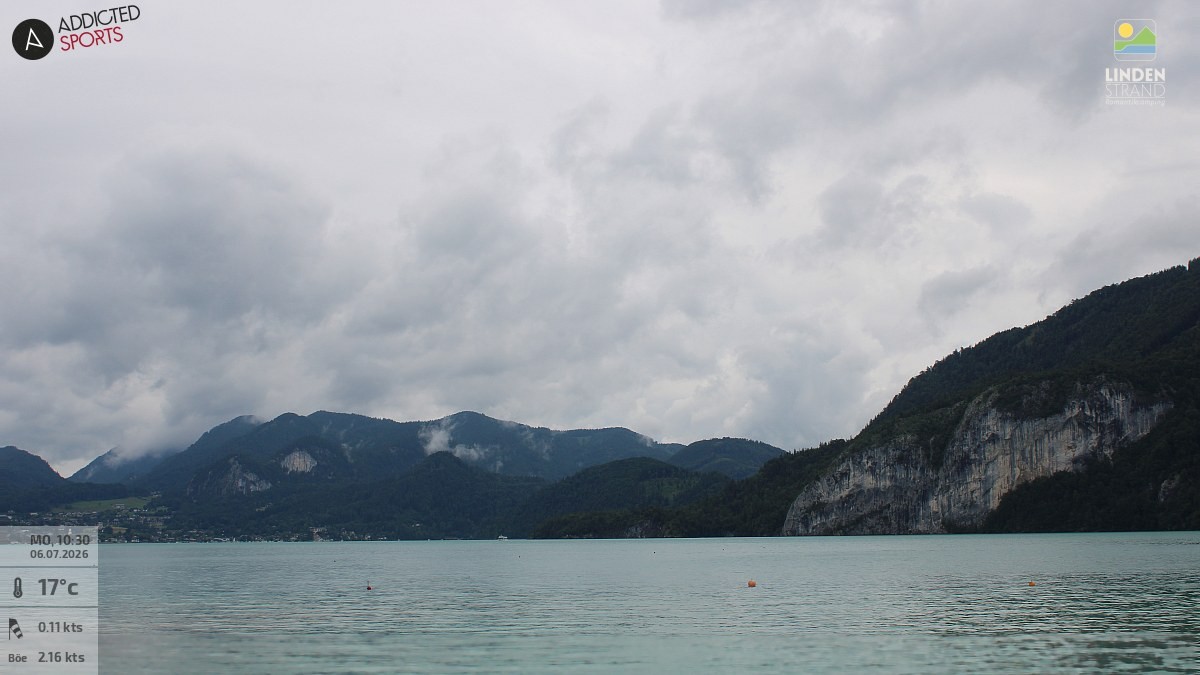 Archived image Webcam Salzburg - Wolfgangsee