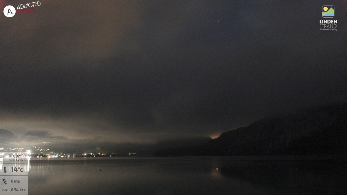 Archiv Foto Webcam Wolfgangsee - Lindenstrand