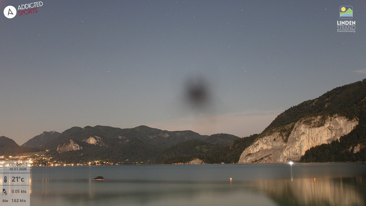 Archiv Foto Webcam Wolfgangsee - Lindenstrand