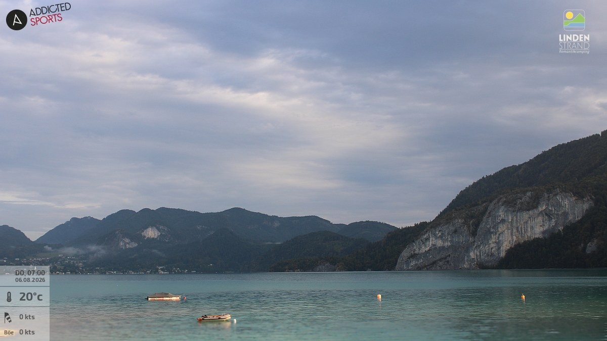 Archiv Foto Webcam Wolfgangsee - Lindenstrand