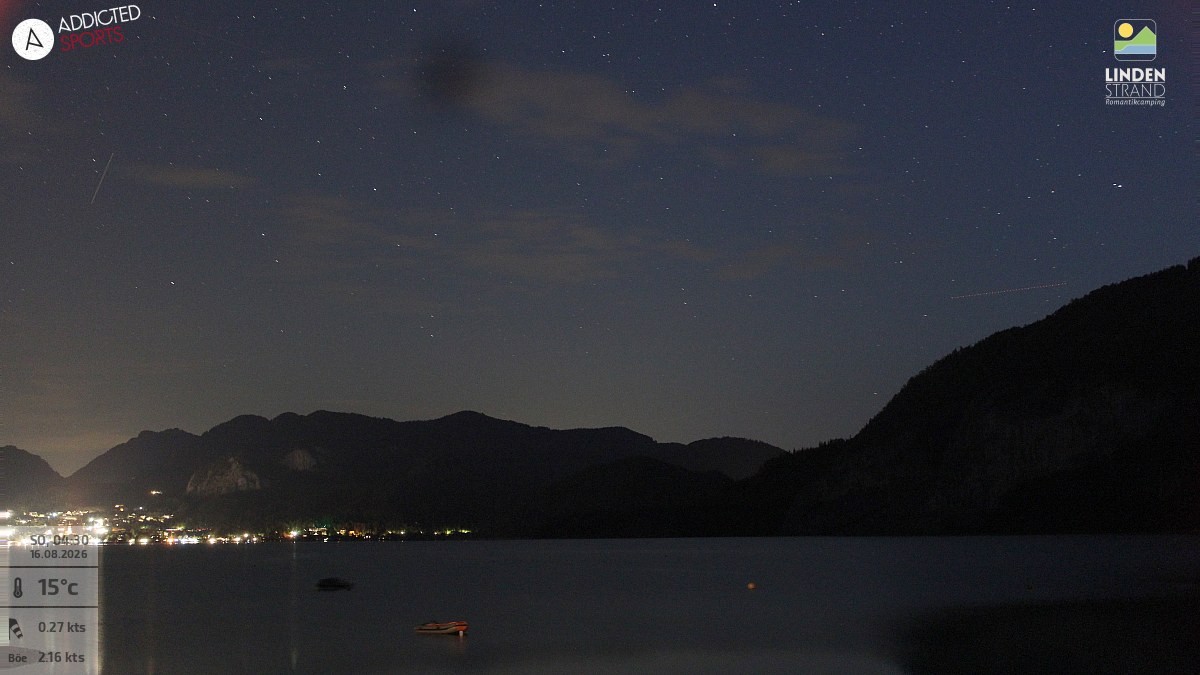 Archiv Foto Webcam Wolfgangsee - Lindenstrand