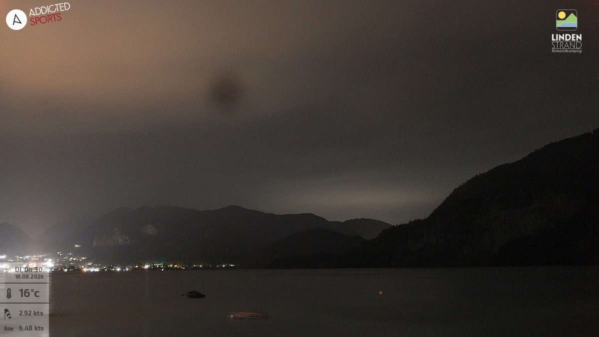 Archiv Foto Webcam Wolfgangsee - Lindenstrand