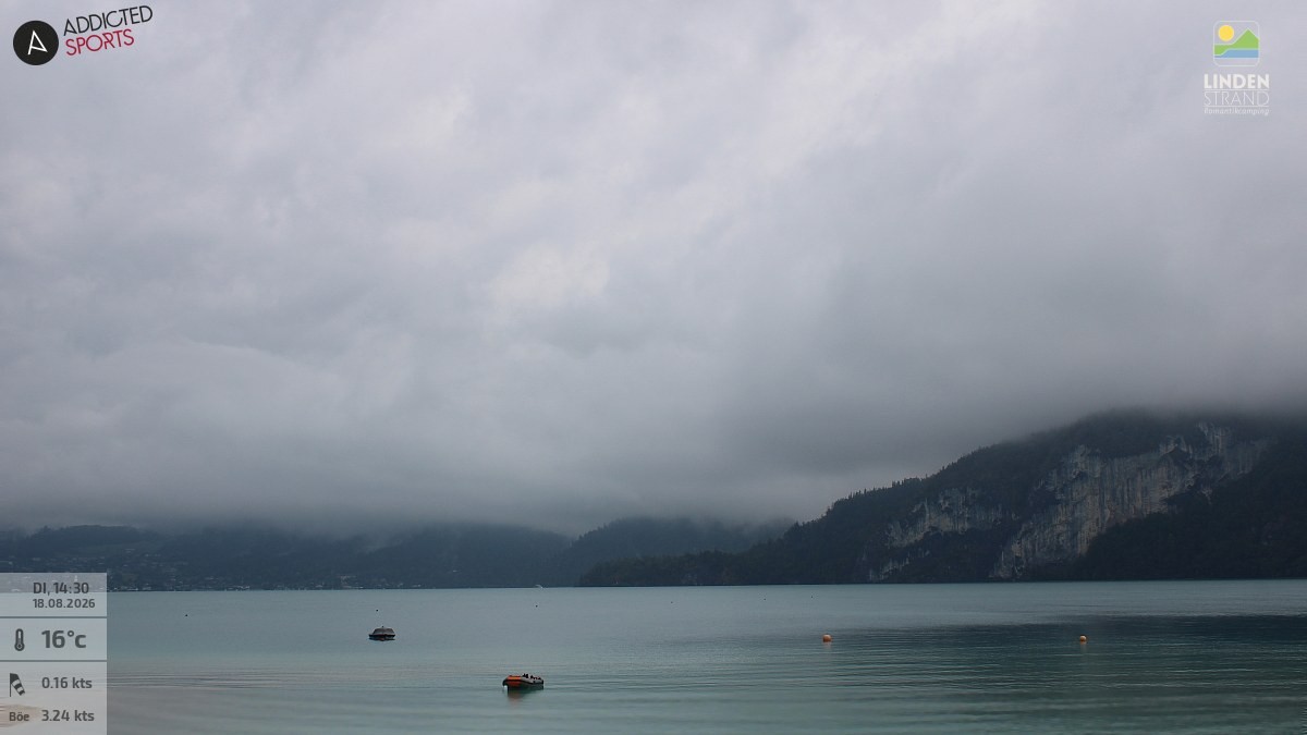 Archiv Foto Webcam Wolfgangsee - Lindenstrand