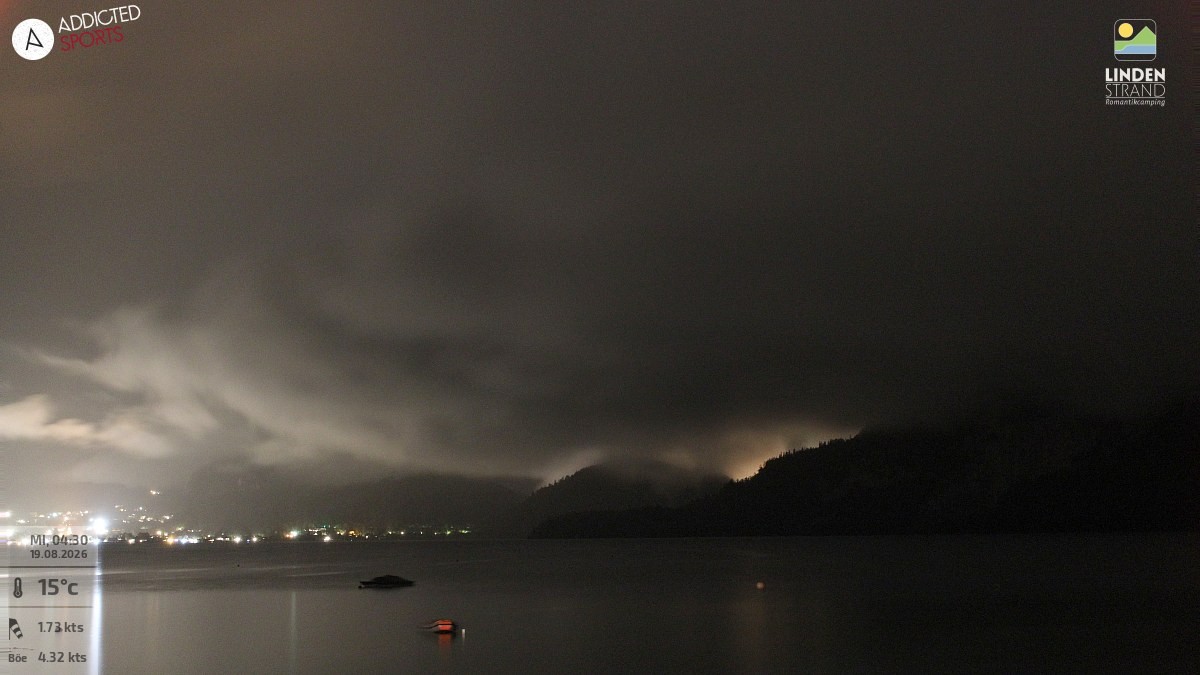 Archiv Foto Webcam Wolfgangsee - Lindenstrand