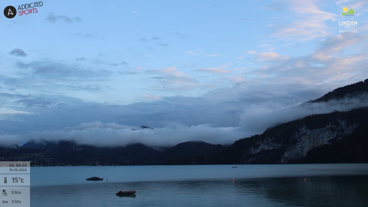 Archiv Foto Webcam Wolfgangsee - Lindenstrand