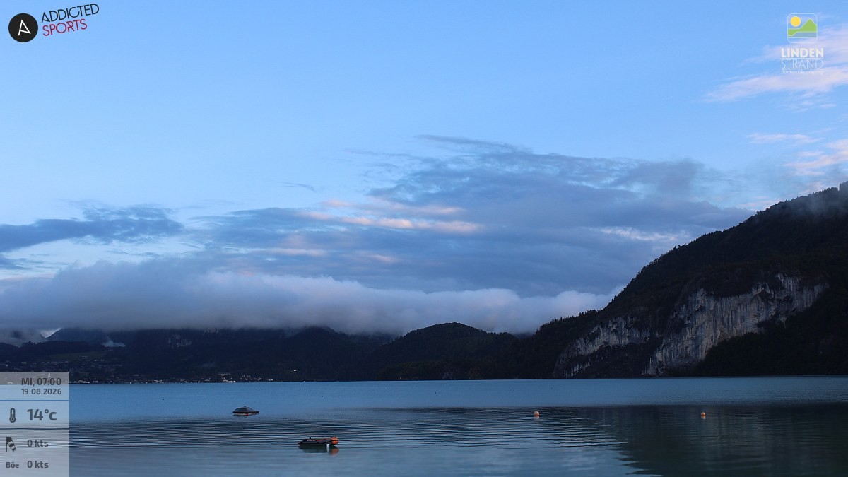Archiv Foto Webcam Wolfgangsee - Lindenstrand