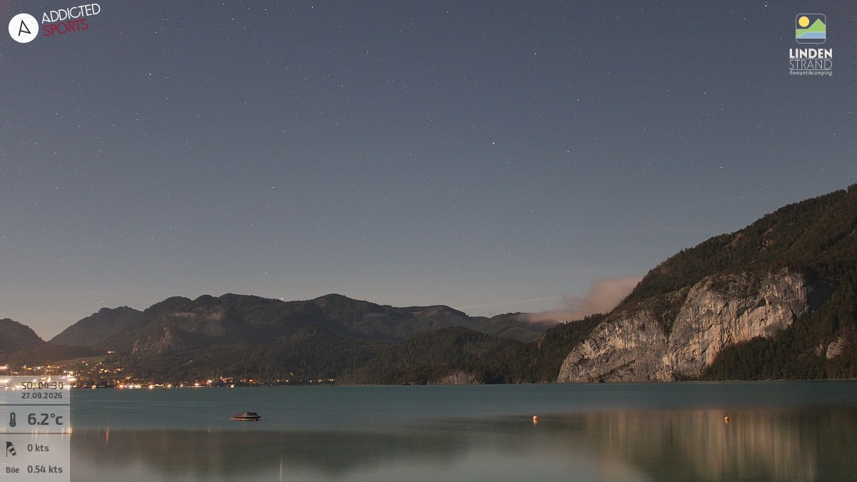 Archiv Foto Webcam Wolfgangsee - Lindenstrand