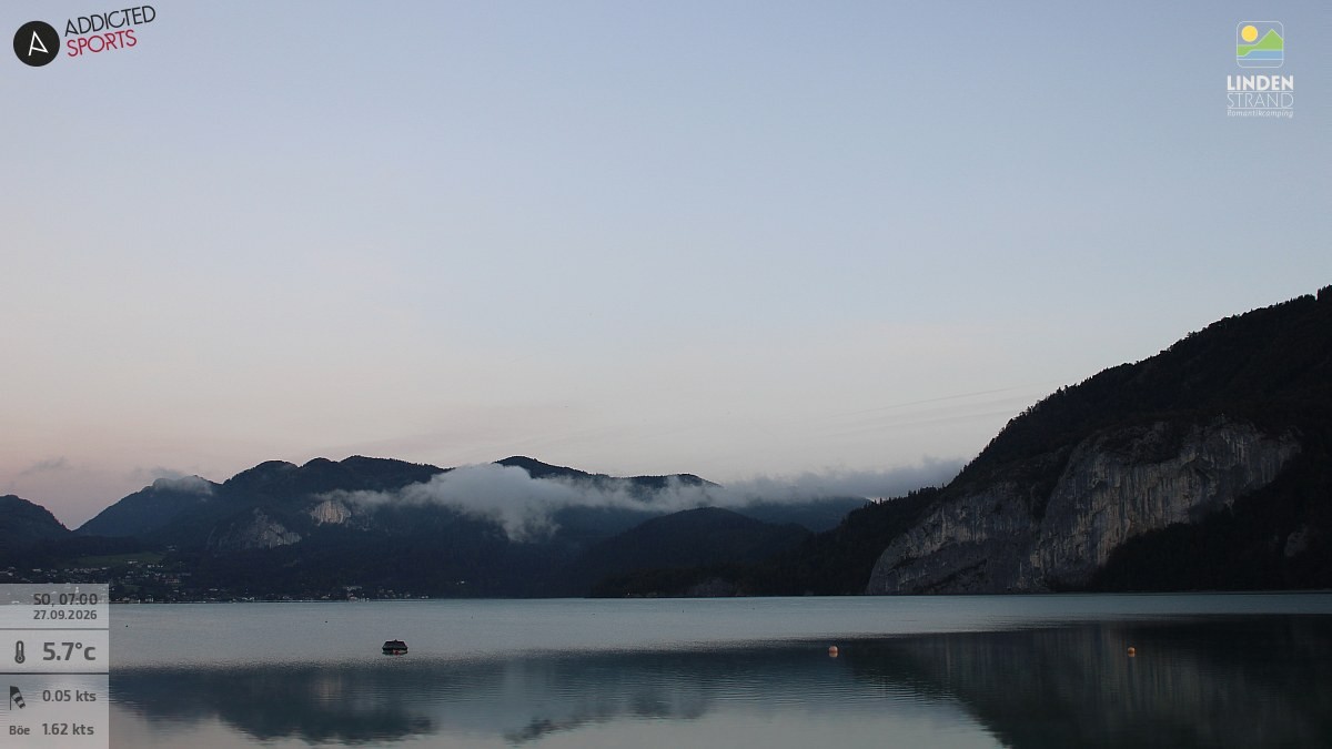 Archiv Foto Webcam Wolfgangsee - Lindenstrand