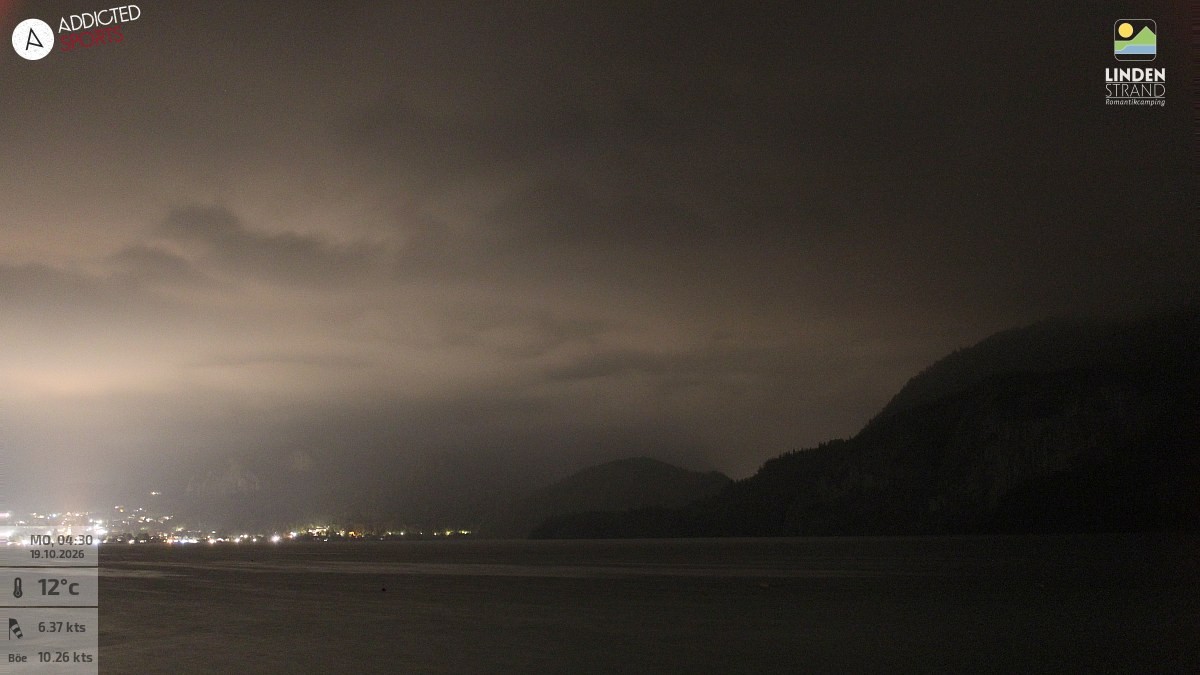 Archiv Foto Webcam Wolfgangsee - Lindenstrand
