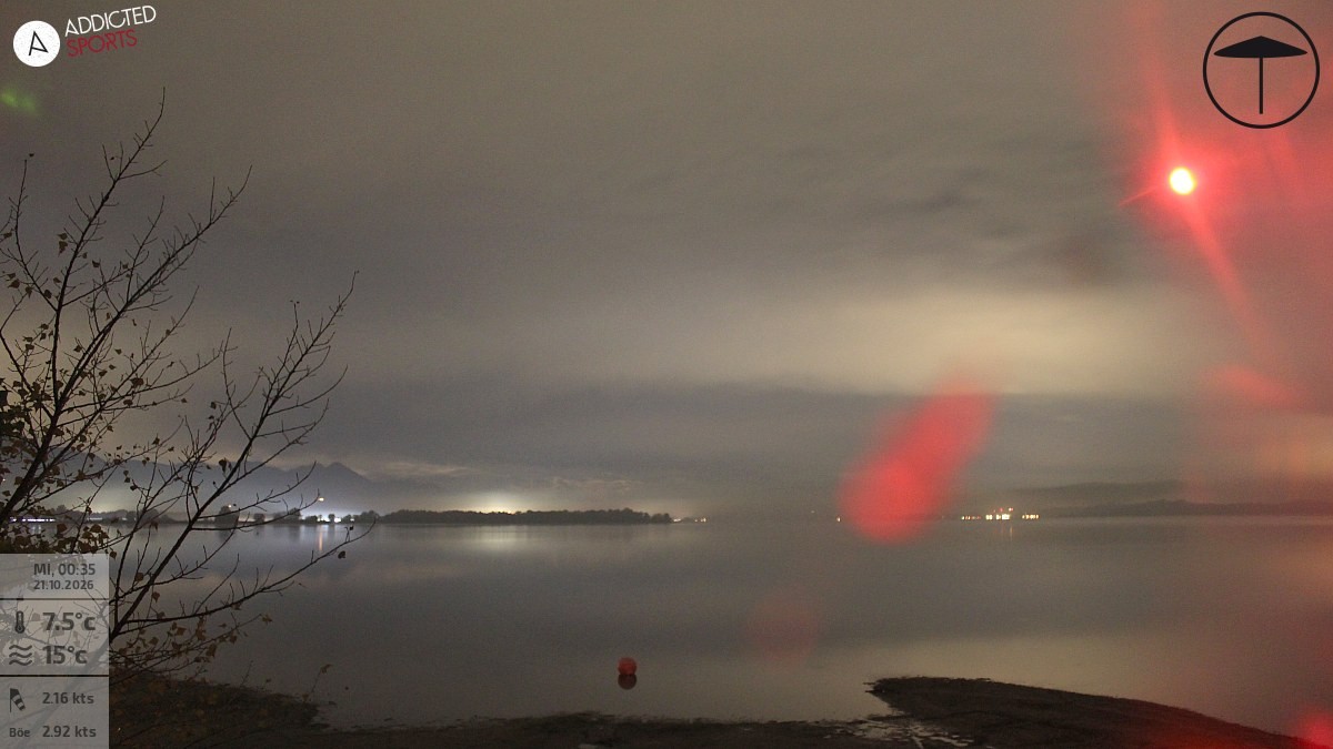 Archiv Foto Webcam Übersee: Blick auf den Chiemsee vom Chiemgauhof
