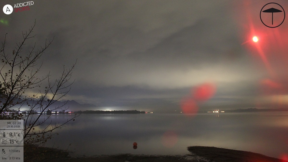 Archiv Foto Webcam Übersee: Blick auf den Chiemsee vom Chiemgauhof