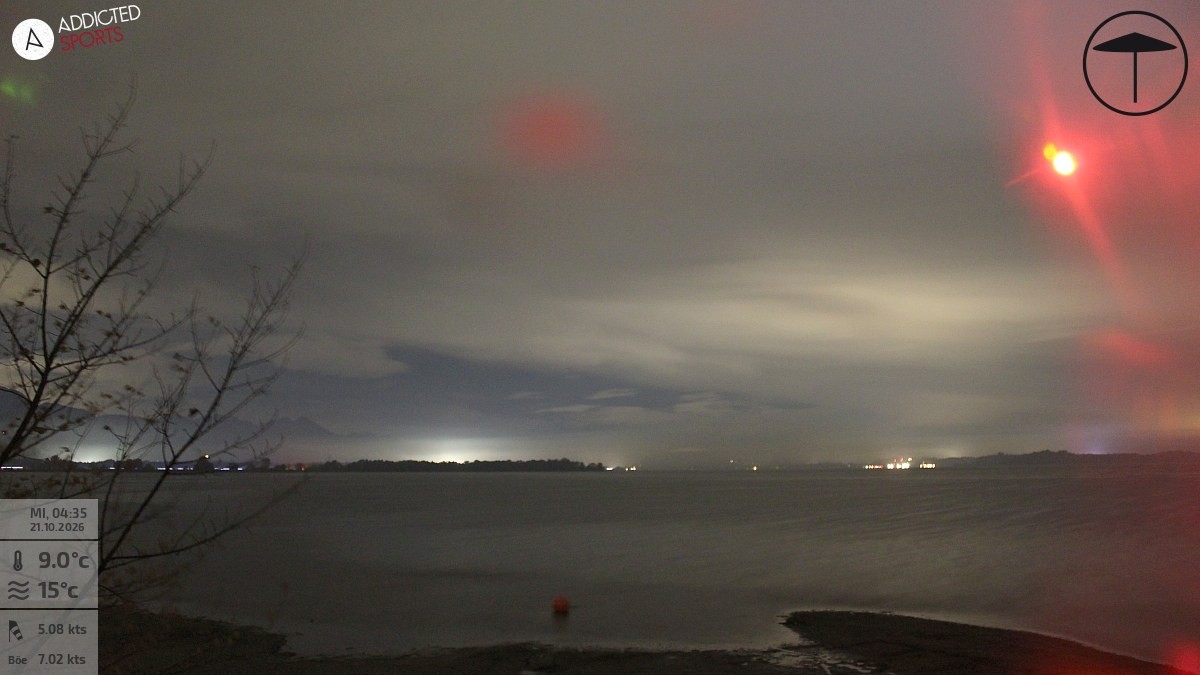 Archiv Foto Webcam Übersee: Blick auf den Chiemsee vom Chiemgauhof