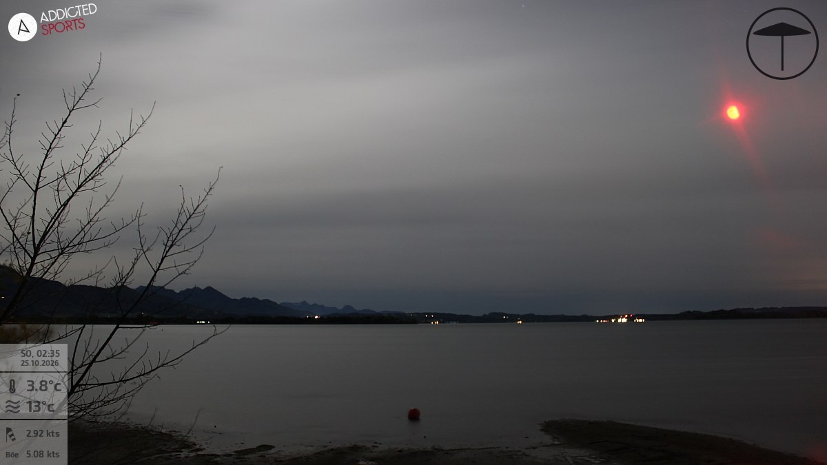 Archiv Foto Webcam Übersee: Blick auf den Chiemsee vom Chiemgauhof