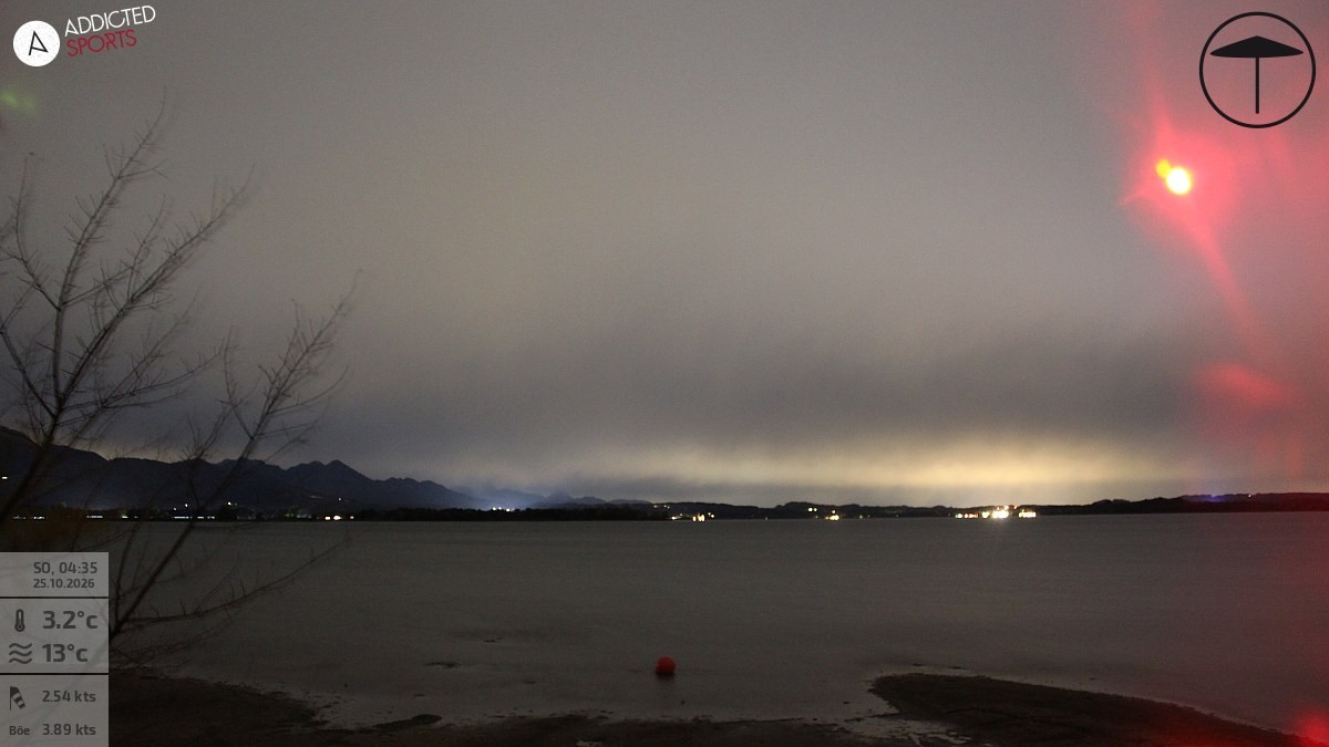 Archiv Foto Webcam Übersee: Blick auf den Chiemsee vom Chiemgauhof