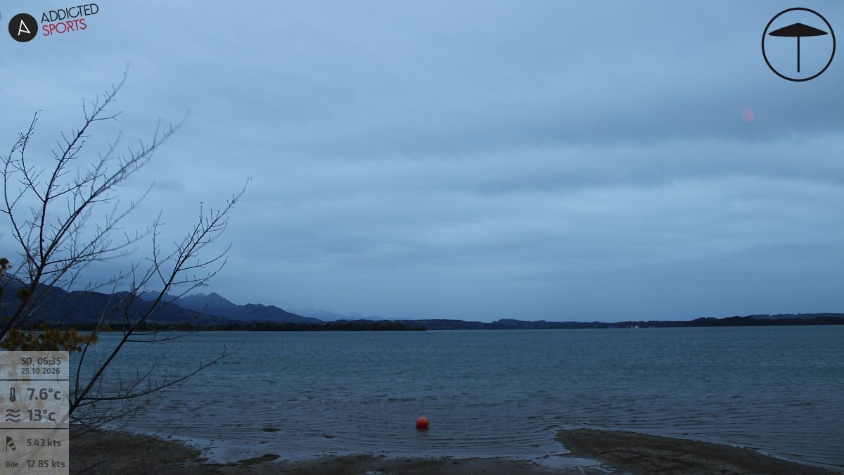 Archiv Foto Webcam Übersee: Blick auf den Chiemsee vom Chiemgauhof