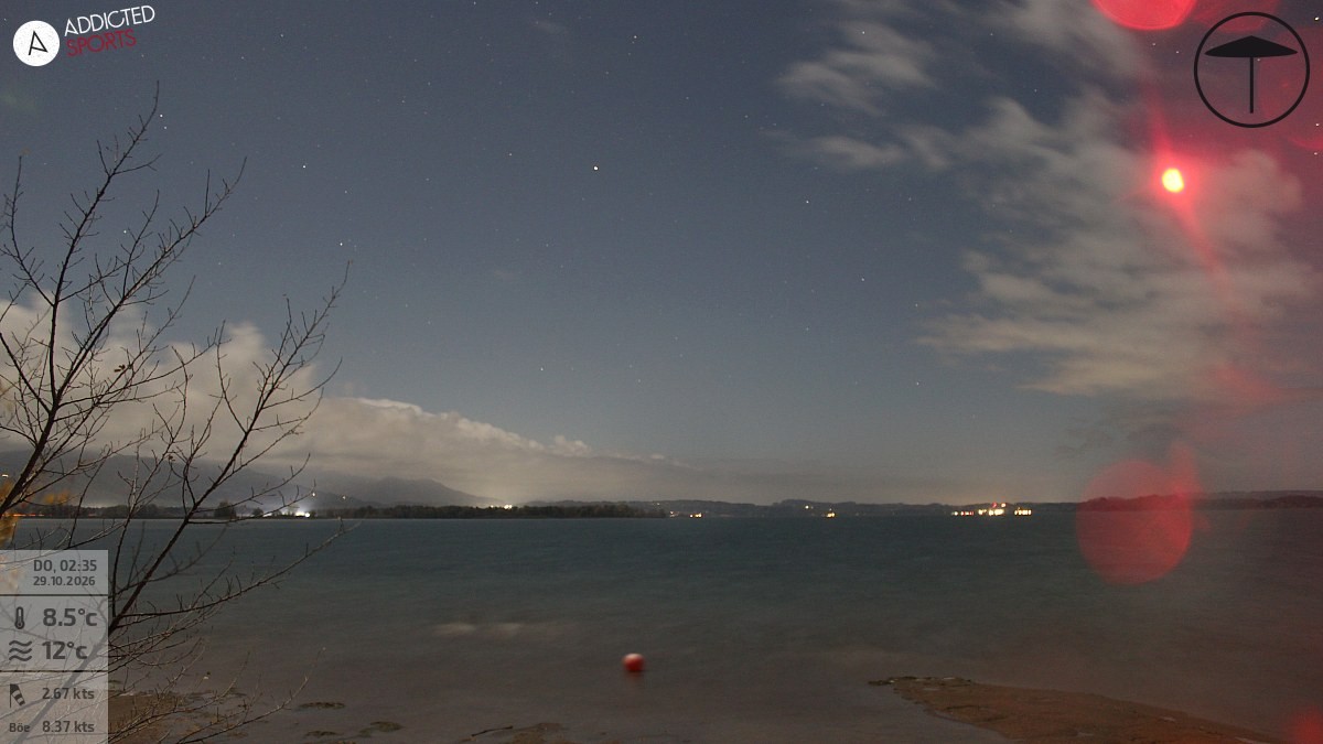 Archiv Foto Webcam Übersee: Blick auf den Chiemsee vom Chiemgauhof